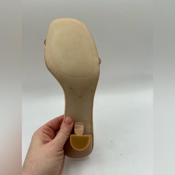 NEW • Jeffrey Campbell • Jewel Embellished Strappy Square Toe Mule kitten Heel 8 - Picture 16 of 16